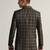 Mens brown checked tweed blazer