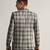 Mens dark grey checked tweed blazer