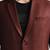 Mens red checked tweed blazer