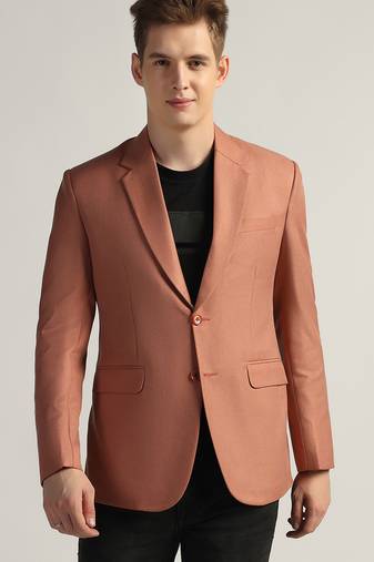 Mens peach tweed blazer