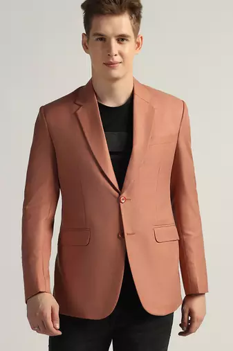 Mens peach tweed blazer