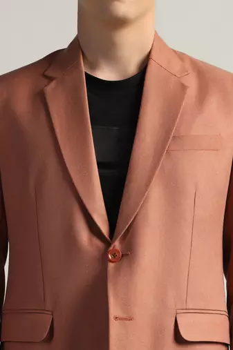 Mens peach tweed blazer