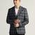 Mens blue tweed blazer