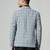 Mens light green checkered tweed blazer