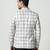Mens white checkered tweed blazer