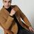 Mens mustard corduroy notched lapel blazer