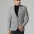 Mens black and white check blazer