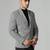 Mens black and white check blazer