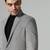 Mens black and white check blazer
