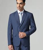 Mens blue polyviscose blazer