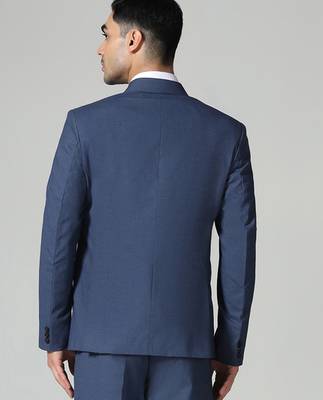 Mens blue polyviscose blazer 2