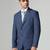 Mens blue polyviscose blazer