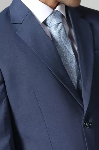 Mens blue polyviscose blazer