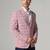 Mens pink checkered tweed blazer
