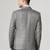 Mens grey blue check blazer
