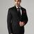 Mens black tuxedo blazer with hanky