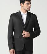 Mens black peaked lapel tuxedo blazer