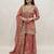 Womens New Traditional Peach Heavy Work Ethnic Ensemble Lehenga Set