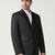 Mens black peaked lapel tuxedo blazer