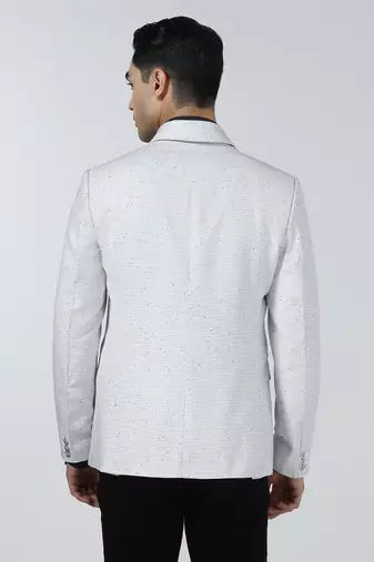 Mens small checked double breasted blazer