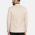 Mens beige notched lapel suit with hanky