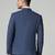 Blue mens notched lapel suit