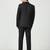 Black color corduroy mens Blazer suit