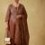 Women's Cotton Bandhani Print Kurta Pant Dupatta Set 