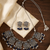 Oxidised silver-plated blue stone statement necklace set with matching earrings for women & girls