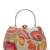   woven reverie beige multi abstract floral embroidered clutch