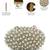   opal thread gold suede pearl beaded clutch