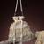  dewdrop fringe metallic gold & silver suede beaded potli
