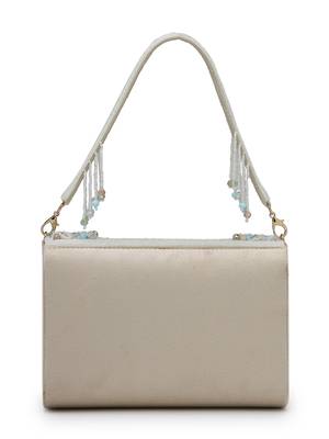  blush & bead ivory & pastel multi suede embellished clutch 5
