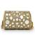   tipify metallic gold geometric mirror embellished clutch