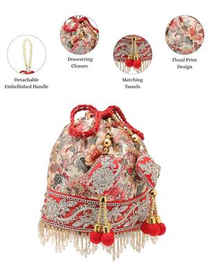  jashn edit beige faux silk floral printed potli 3