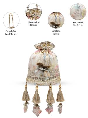  jashn edit ivory organza silk watercolor printed potli 3