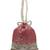   jashn edit rani pink faux silk floral jacquard potli