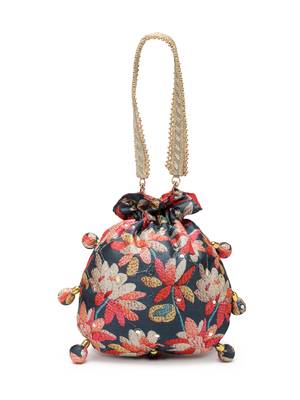  jashn edit deep navy floral printed potli 5