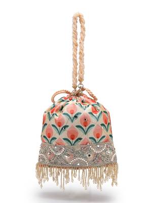  jashn edit beige faux silk floral print potli 5