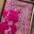 Pink Color Embroidery And Sequence Work Silk Blend Saree