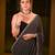 Black Color Embroidery And Sequence Work Georgette Saree