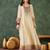 Women's Beautiful Embroidery Work Vichitra Silk Fabric Flared Anarkali Pant and Dupatta Set