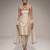 Ivory embroidered silk kurta set