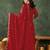 Women's Beautiful Embroidery Work Vichitra Silk Fabric Straight Kurta Sharara and Dupatta Set