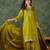 Women's Beautiful Embroidery Work Vichitra Silk Fabric Straight Kurta Sharara and Dupatta Set