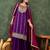 Women's Beautiful Embroidery Work Vichitra Silk Fabric Straight Kurta Sharara and Dupatta Set