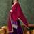 Women's Beautiful Embroidery Work Vichitra Silk Fabric Straight Kurta Sharara and Dupatta Set