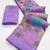 Lavender Viscose crunchy silk embroidered and diamond work saree