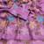 Pink Viscose crunchy silk embroidered and diamond work saree