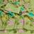 Light-green Viscose crunchy silk embroidered and diamond work saree